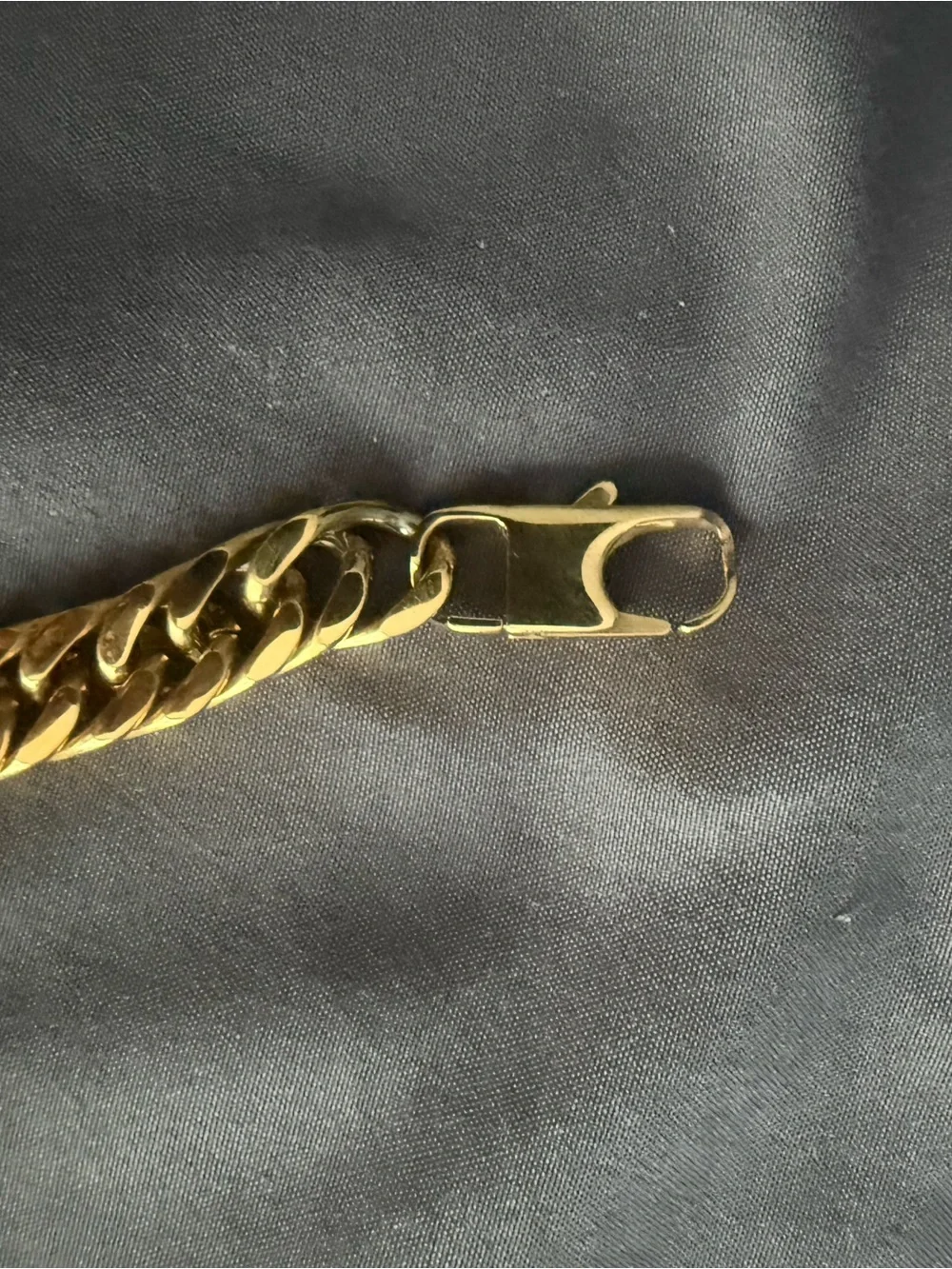 Gold plated Curb Chain Bracelet for Men - Classic Link Design